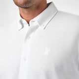 Men's Pique Button Down Shirt - JAMES BARK