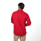 Men's Pique Button Down Shirt - JAMES BARK