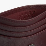 Leather Card Holder - JAMES BARK