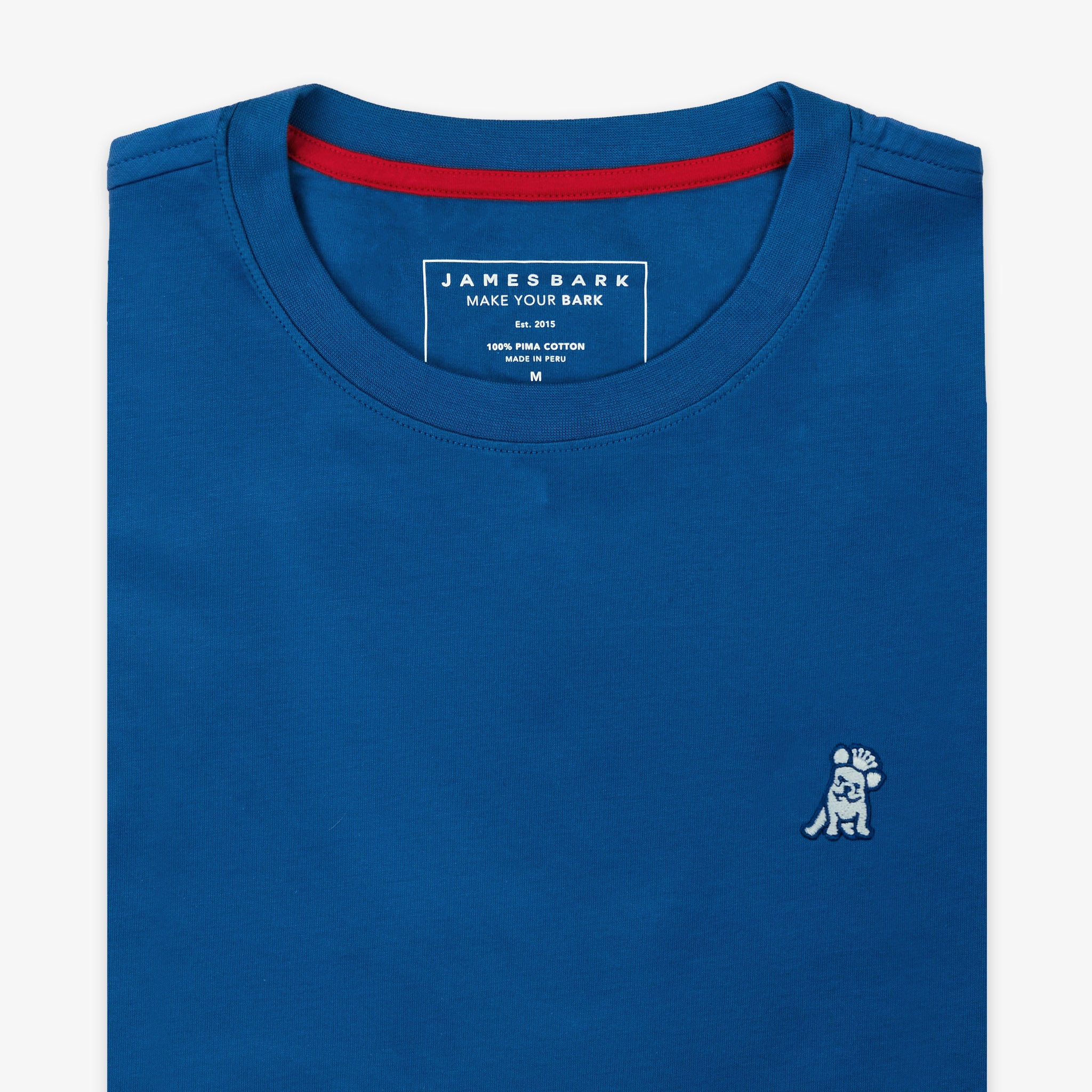 Men's Crew Neck Jersey T-Shirt - JAMES BARK