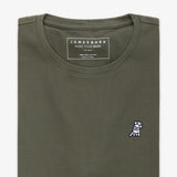 Men's Pique Crew Neck T-Shirt - JAMES BARK