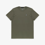 Men's Pique Crew Neck T-Shirt - JAMES BARK