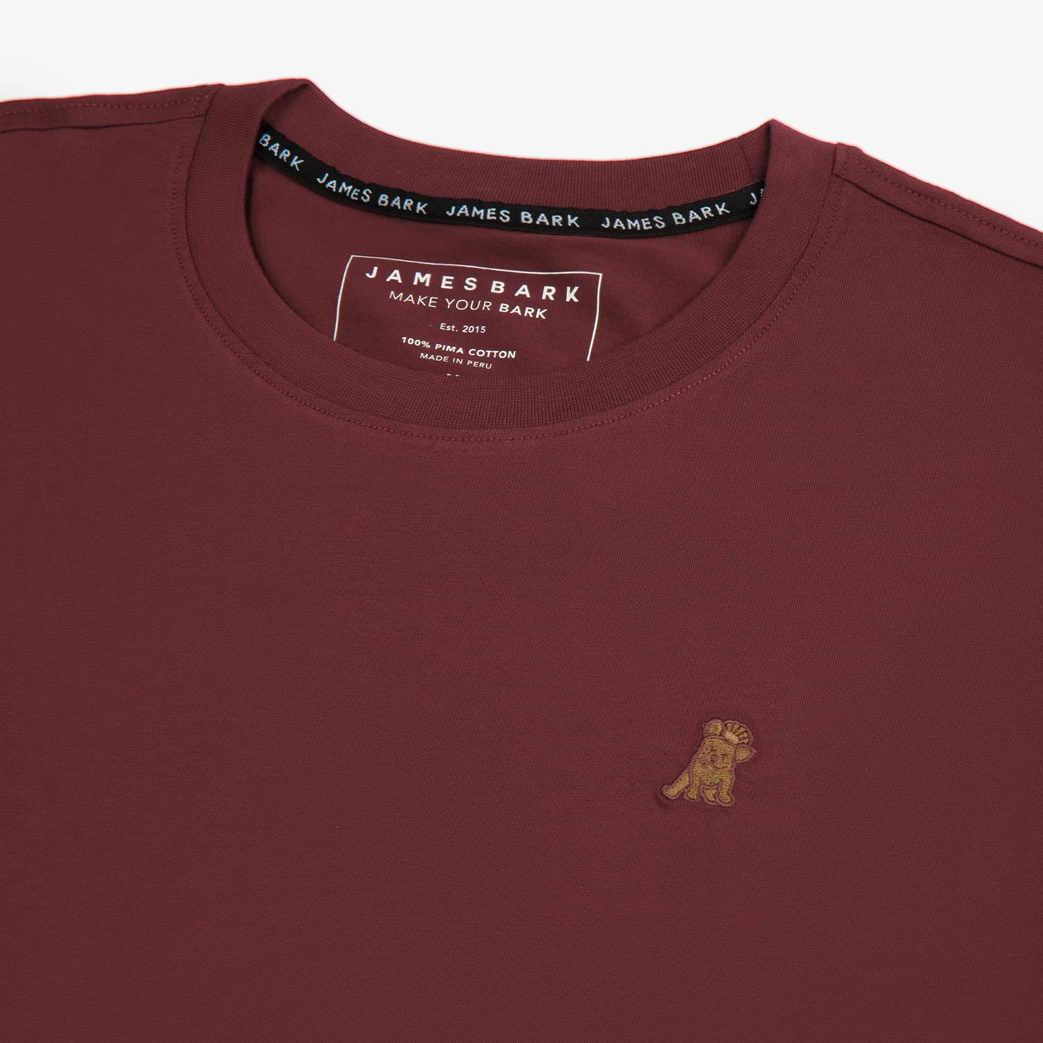 Men's Crew Neck Jersey T-Shirt - JAMES BARK