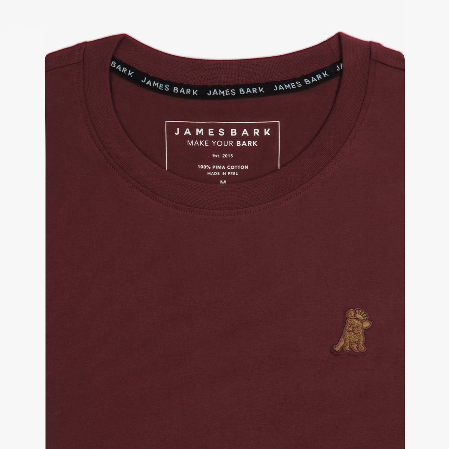 Men's Crew Neck Jersey T-Shirt - JAMES BARK