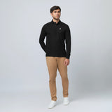 Men's Long Sleeve Polo Shirt - JAMES BARK