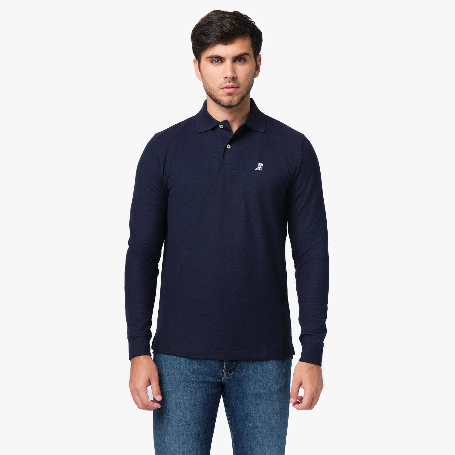 Men's Long Sleeve Polo Shirt