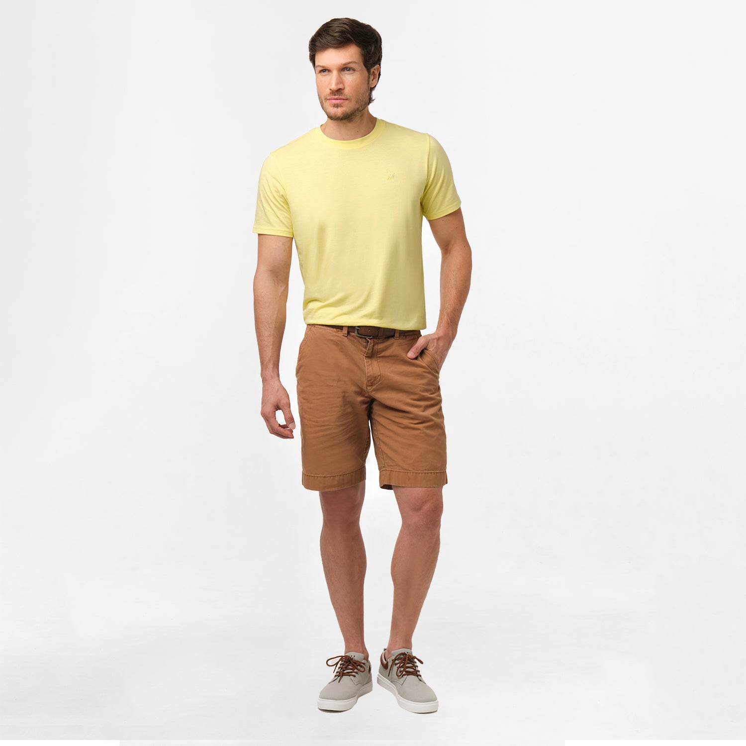 Men's Crew Neck Jersey T-Shirt - JAMES BARK