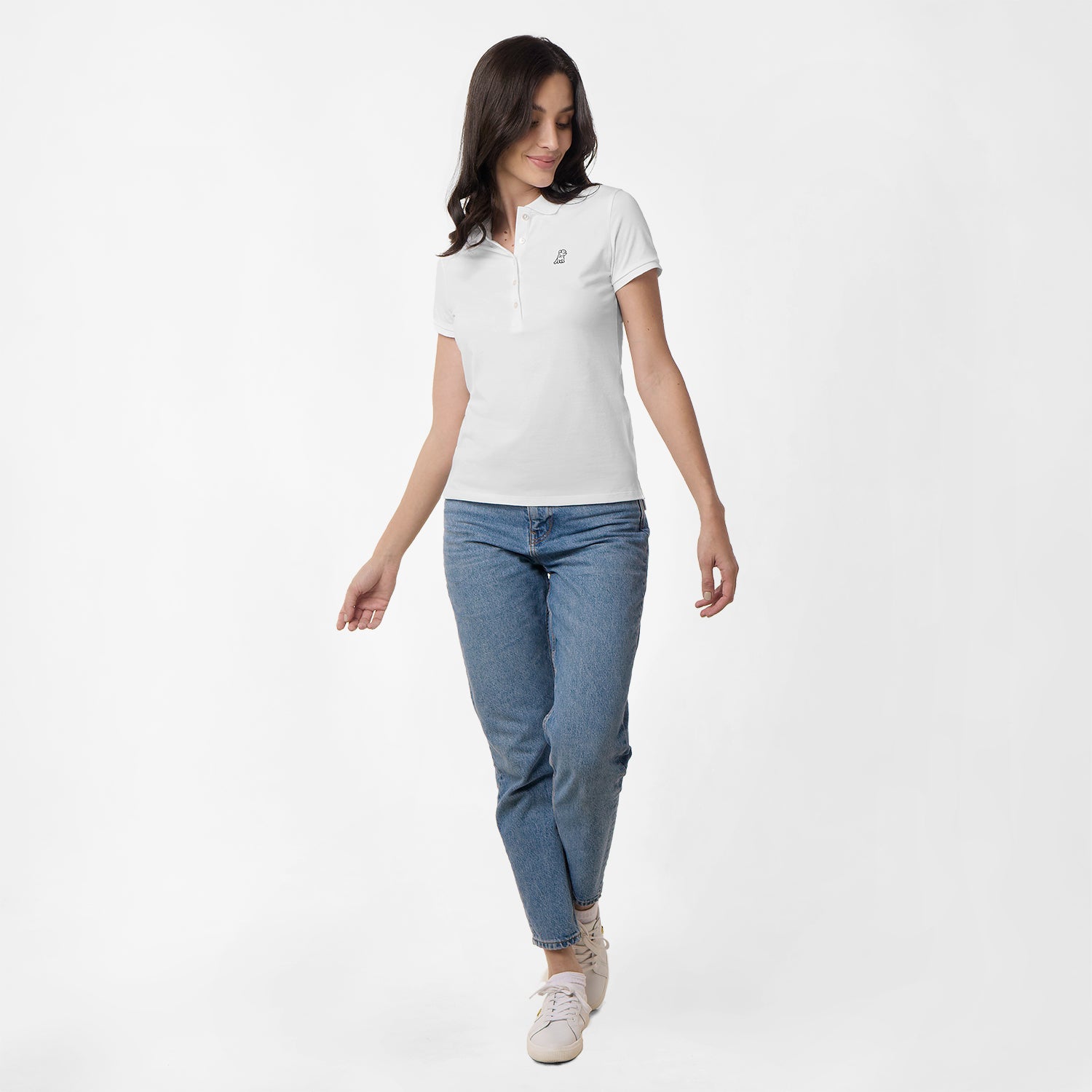 Women's Slim Fit Polo Shirt - JAMES BARK