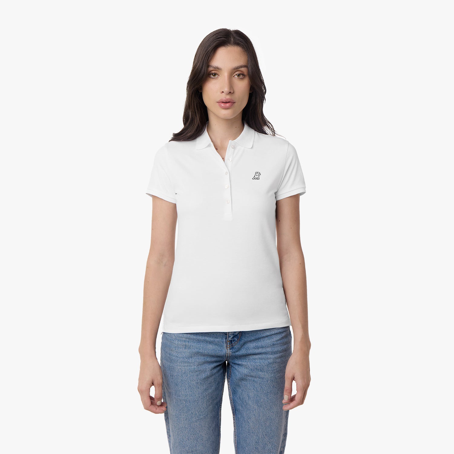Women's Slim Fit Polo Shirt - JAMES BARK