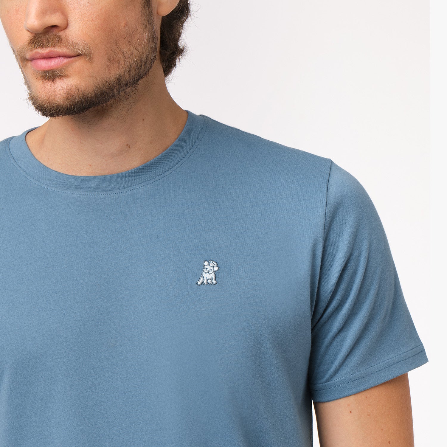Men's Crew Neck Jersey T-Shirt - JAMES BARK