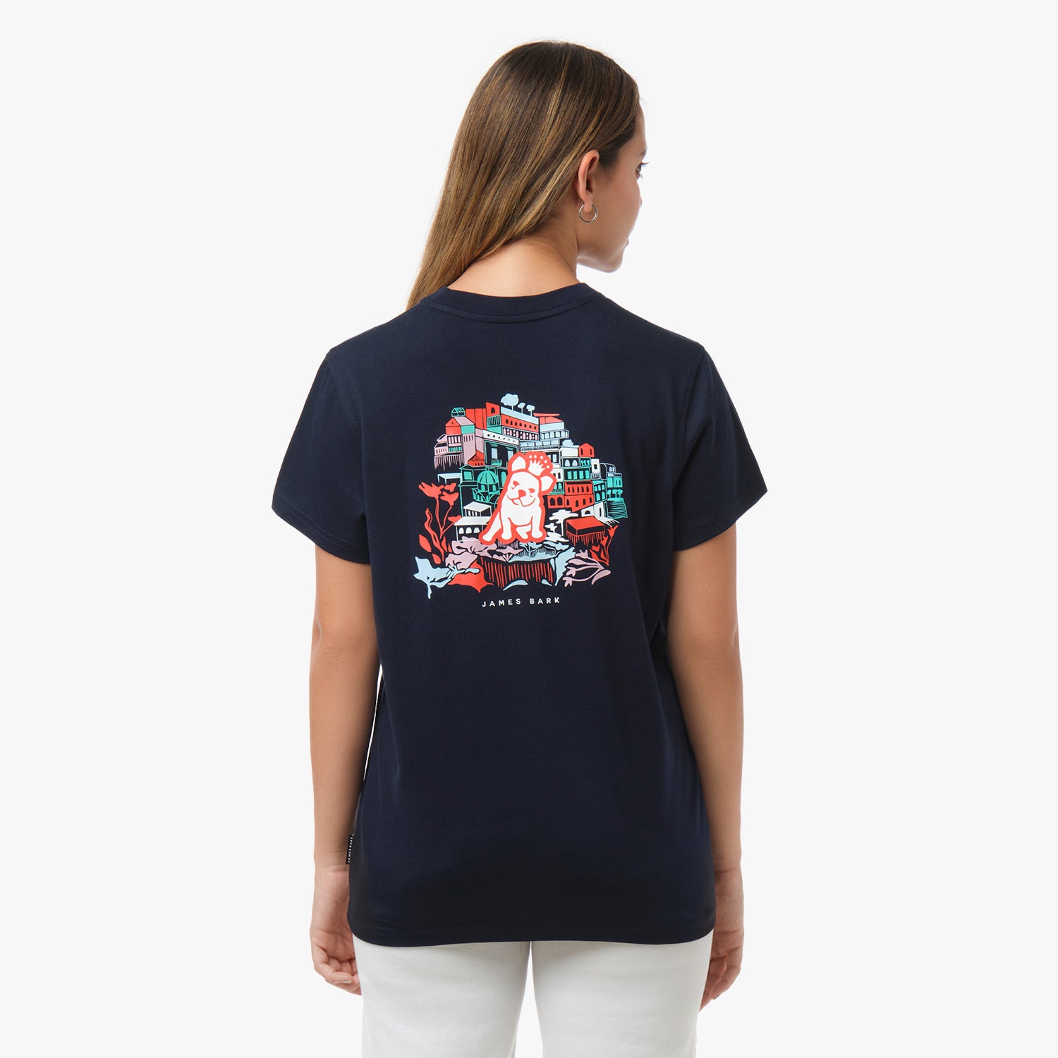 Women's Positano Graphic Tee Dress BLUE | JAMES BARK XL / Dress BLUE Women's Positano Graphic Tee Dress BLUE | JAMES BARK XL / Dress BLUE