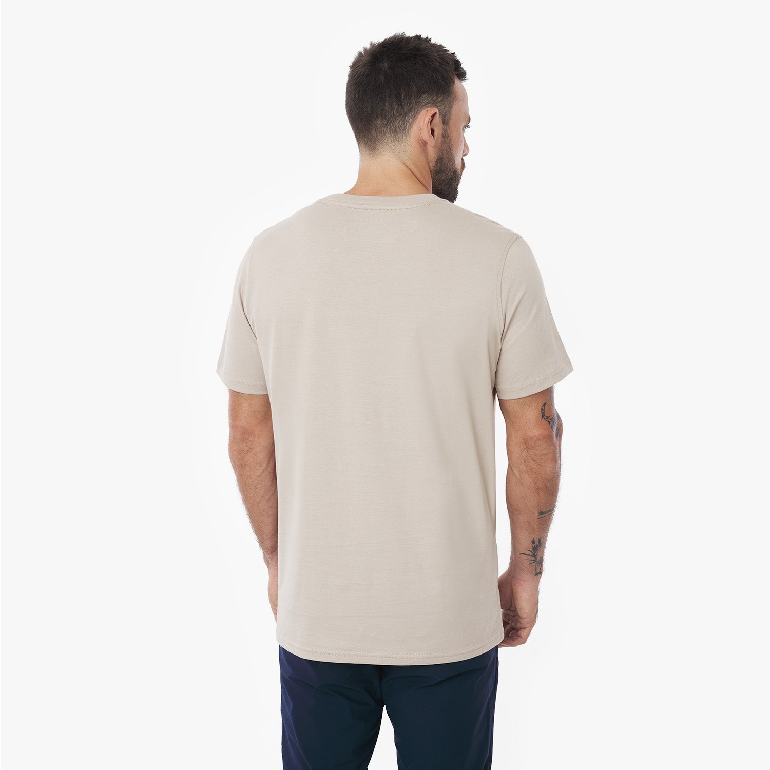 Men's Privé Patch Jersey Tee - JAMES BARK