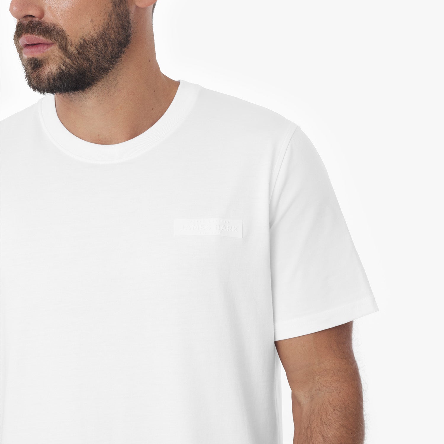 Men's Privé Patch Jersey Tee - JAMES BARK