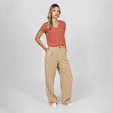 Women's V - Neck Jersey T-Shirt - JAMES BARK