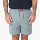Men Color Block Swim Trunks - JAMES BARK