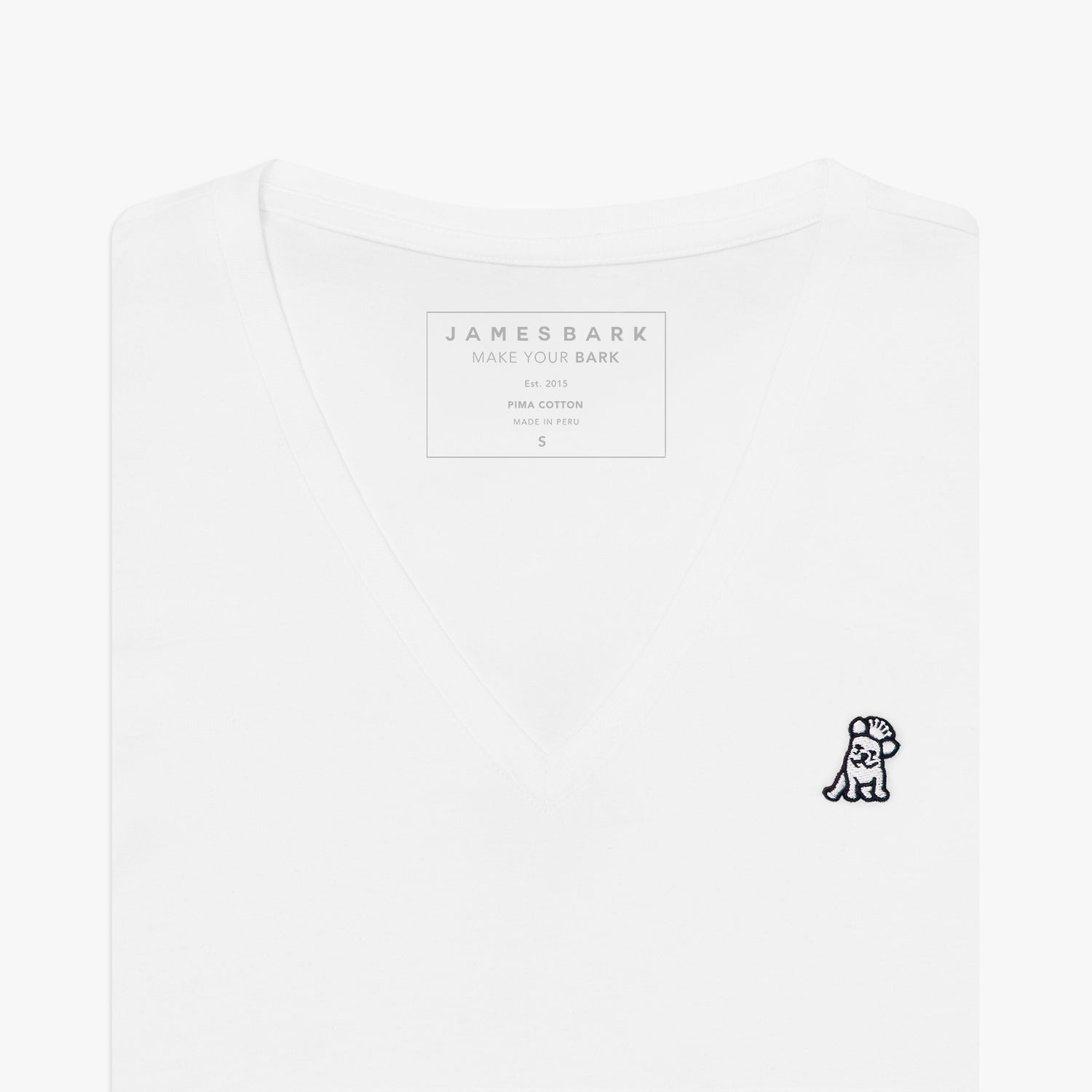 Women's V - Neck Jersey T-Shirt - JAMES BARK