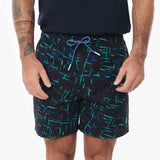 Men's Abstract Swim Trunks - JAMES BARK