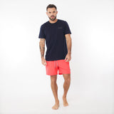 Men Color Block Swim Trunks - JAMES BARK