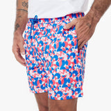 Men's Geometric Print Swim Trunks - JAMES BARK