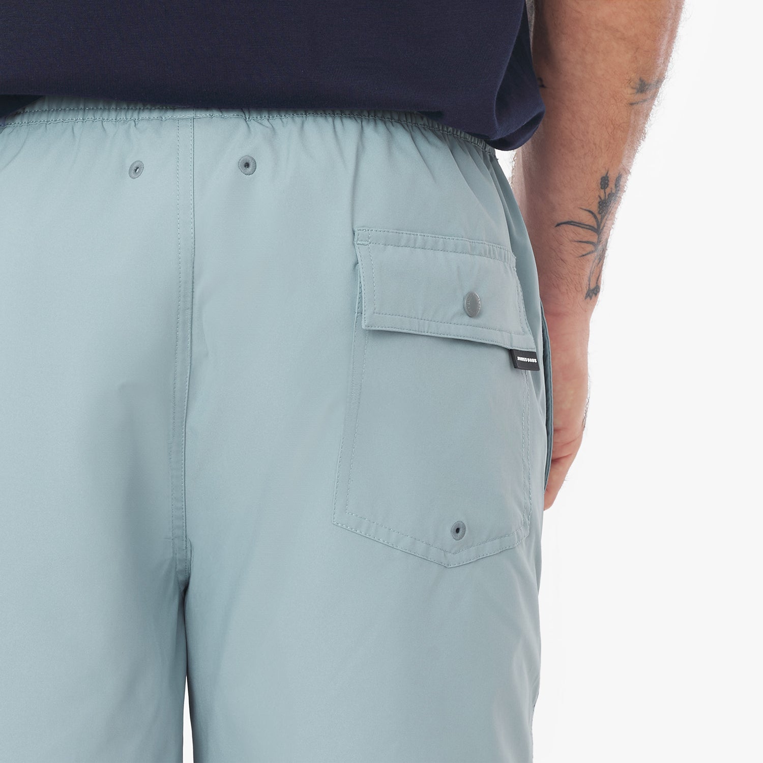 Men Color Block Swim Trunks - JAMES BARK