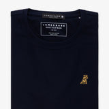 Men's Pique Crew Neck T-Shirt - JAMES BARK