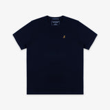 Men's Pique Crew Neck T-Shirt - JAMES BARK