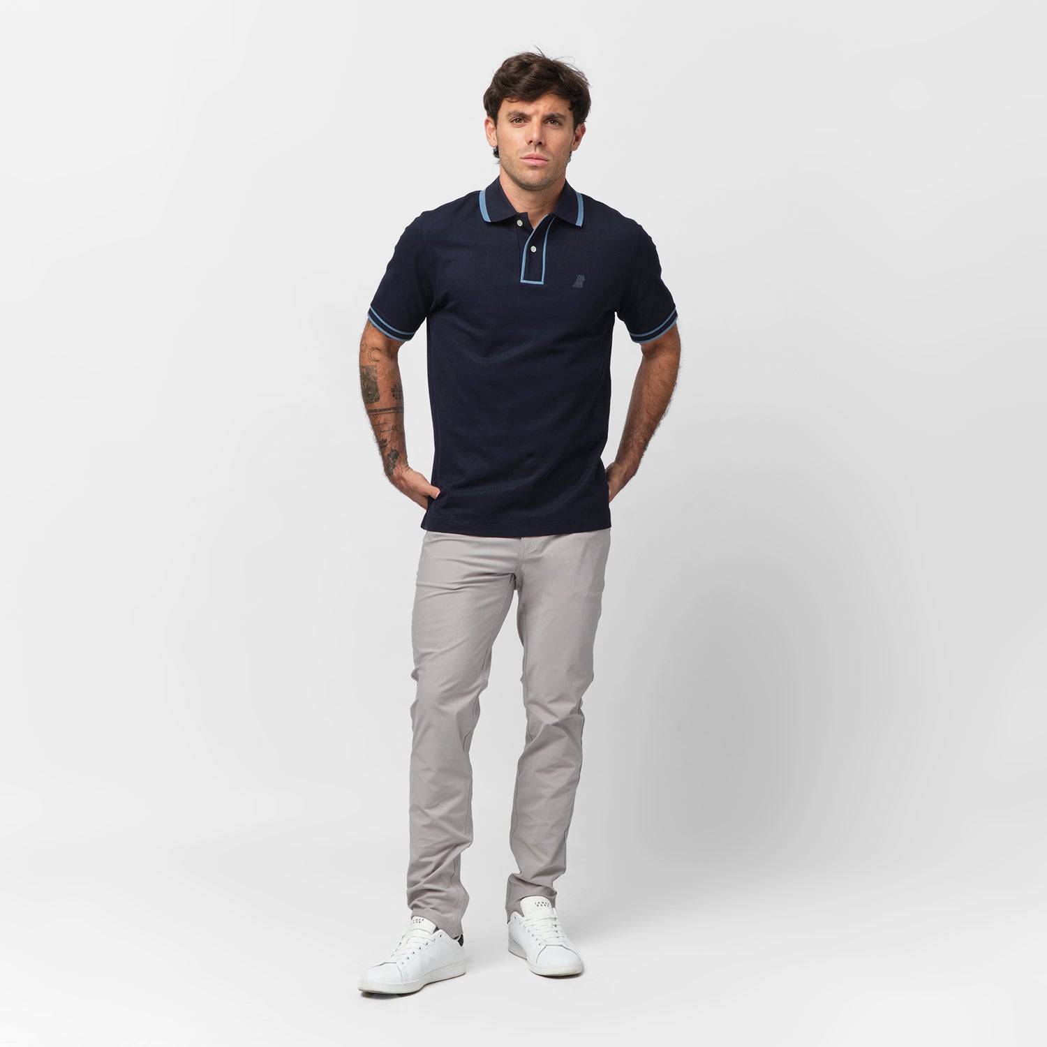 Men's Dolce Vita Polo Shirt - JAMES BARK