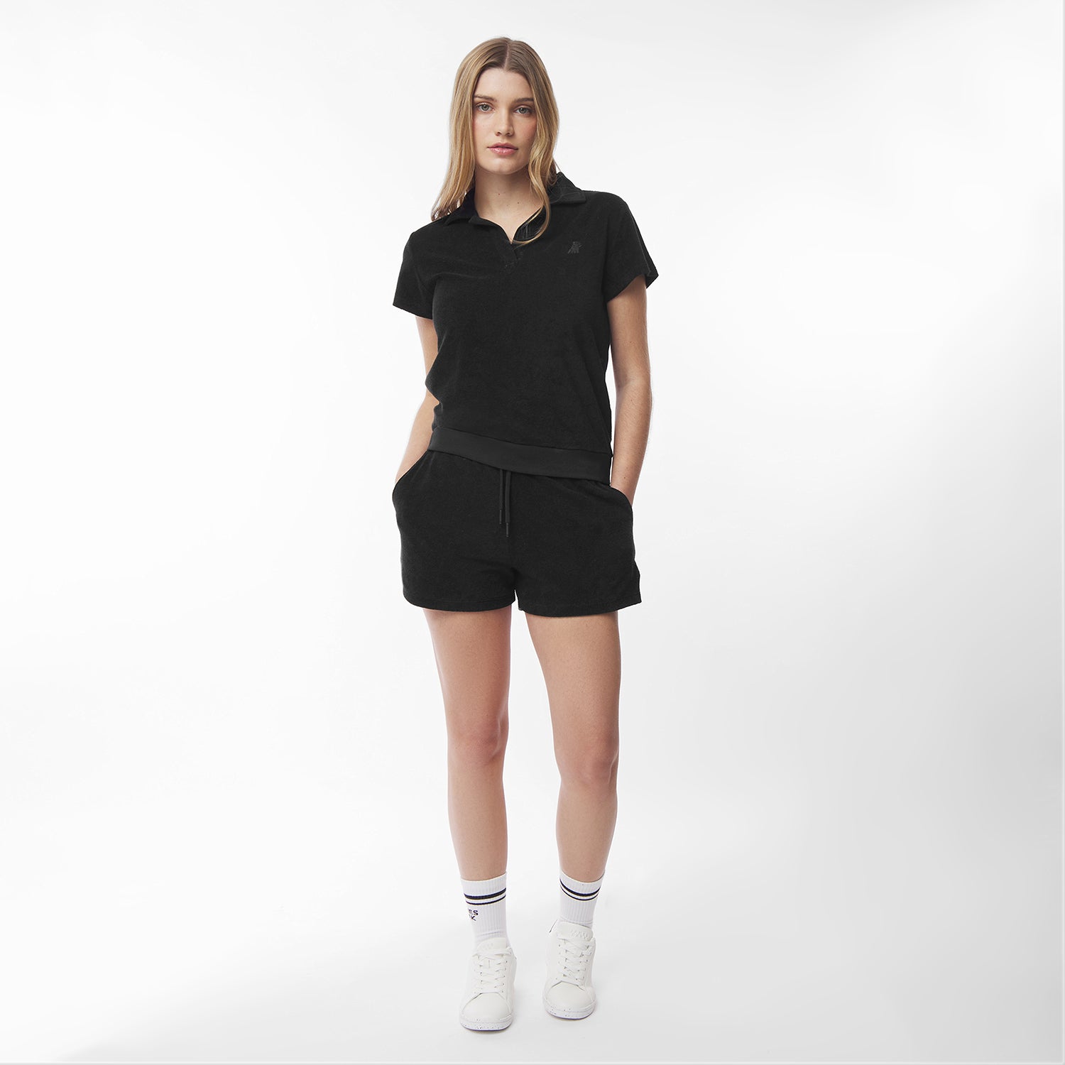Women's Terry Polo Shirt - JAMES BARK