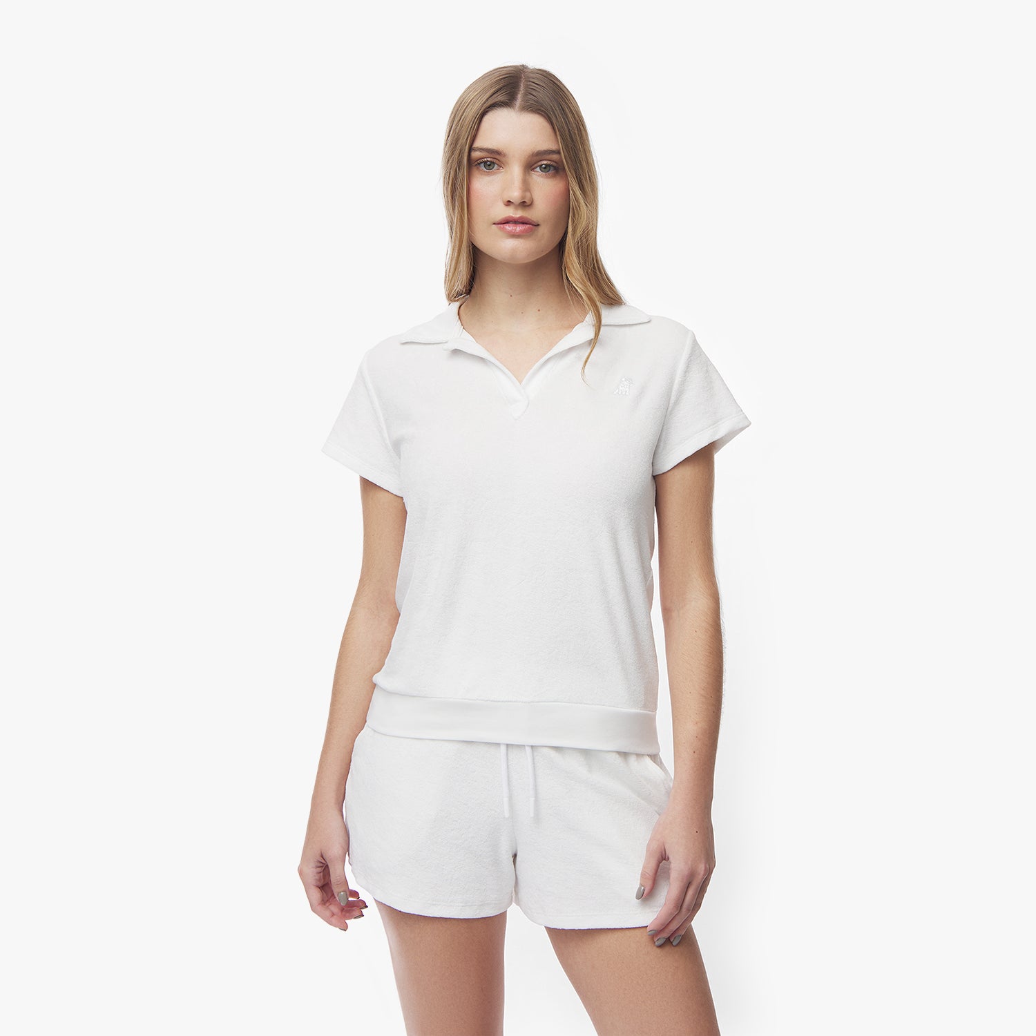 Women's Terry Polo Shirt - JAMES BARK