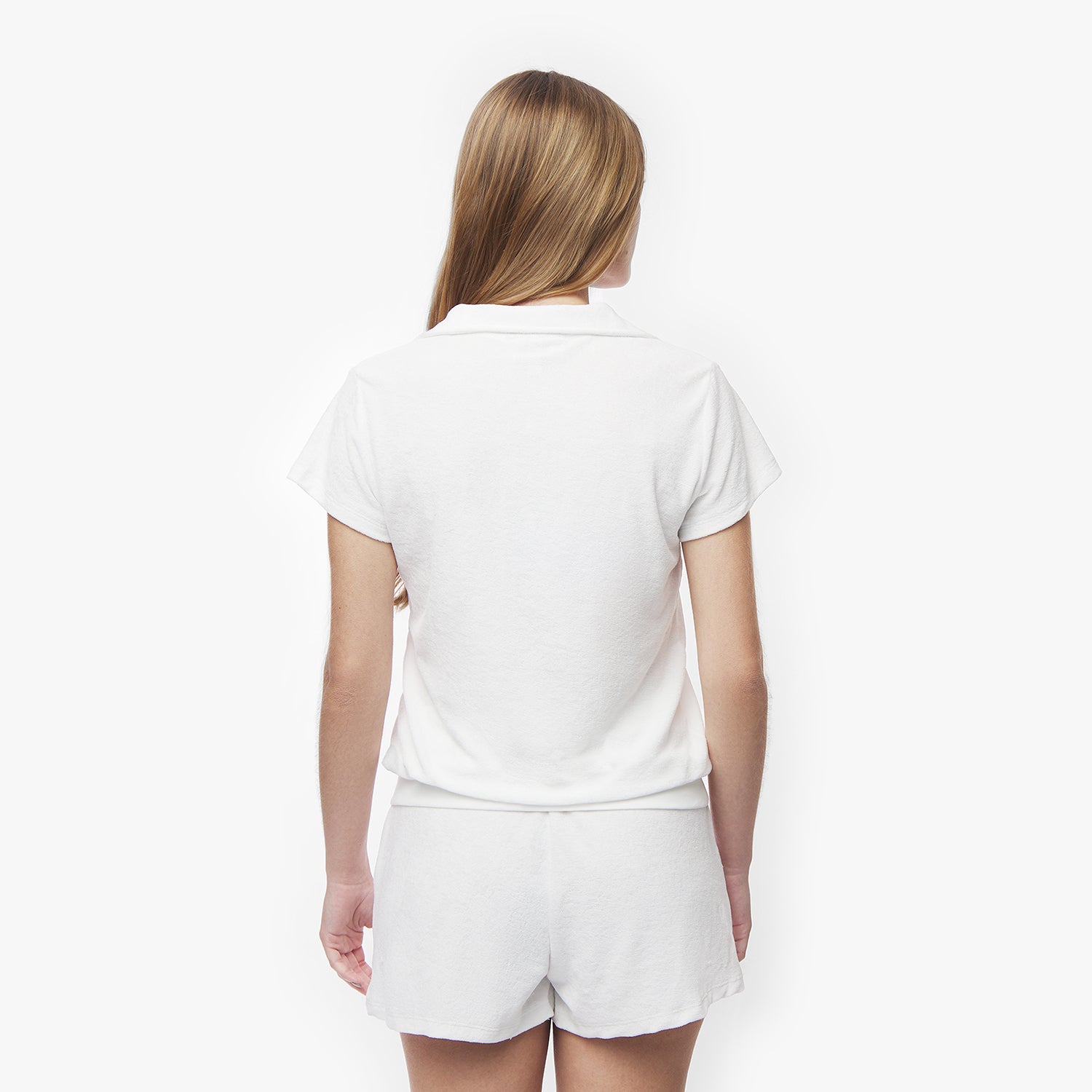Women's Terry Polo Shirt - JAMES BARK