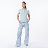 Women's Slim Fit Polo Shirt - JAMES BARK