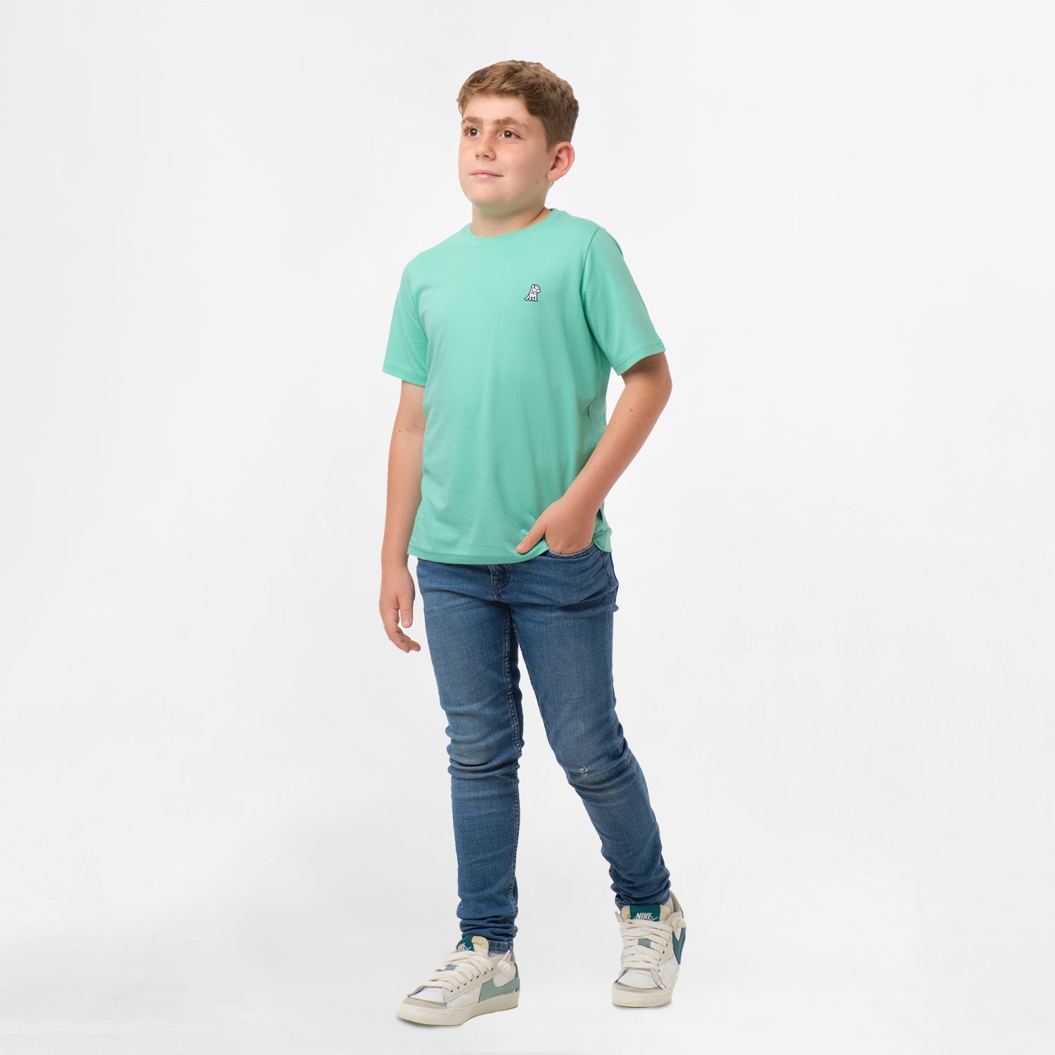 Kid's Crew Neck Jersey T-Shirt - JAMES BARK