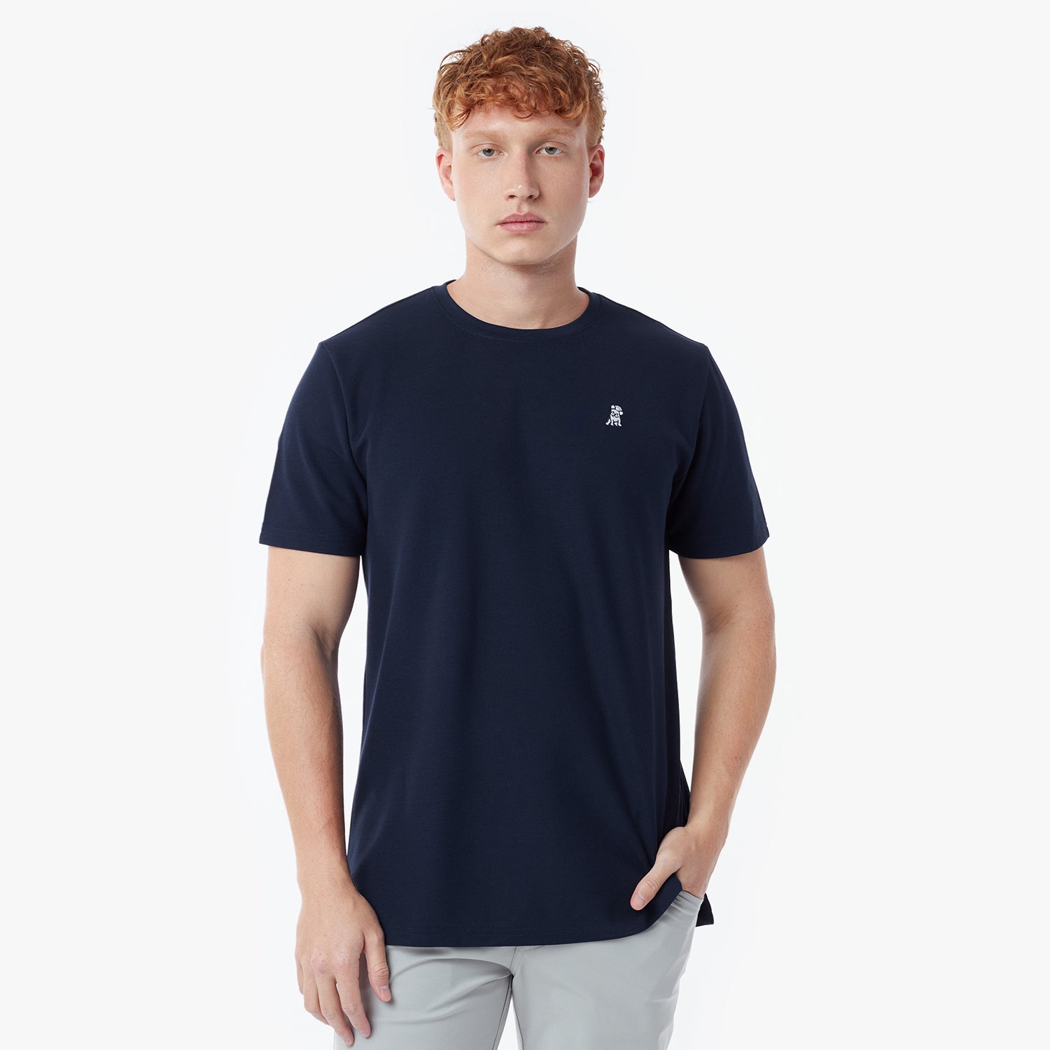 Men's Pique T-Shirt Dress Blue/White | JAMES BARK 3XL / Dress BLUE / White w Navy Border Men's Pique T-Shirt Dress Blue/White | JAMES BARK 3XL / Dress BLUE / White w Navy Border