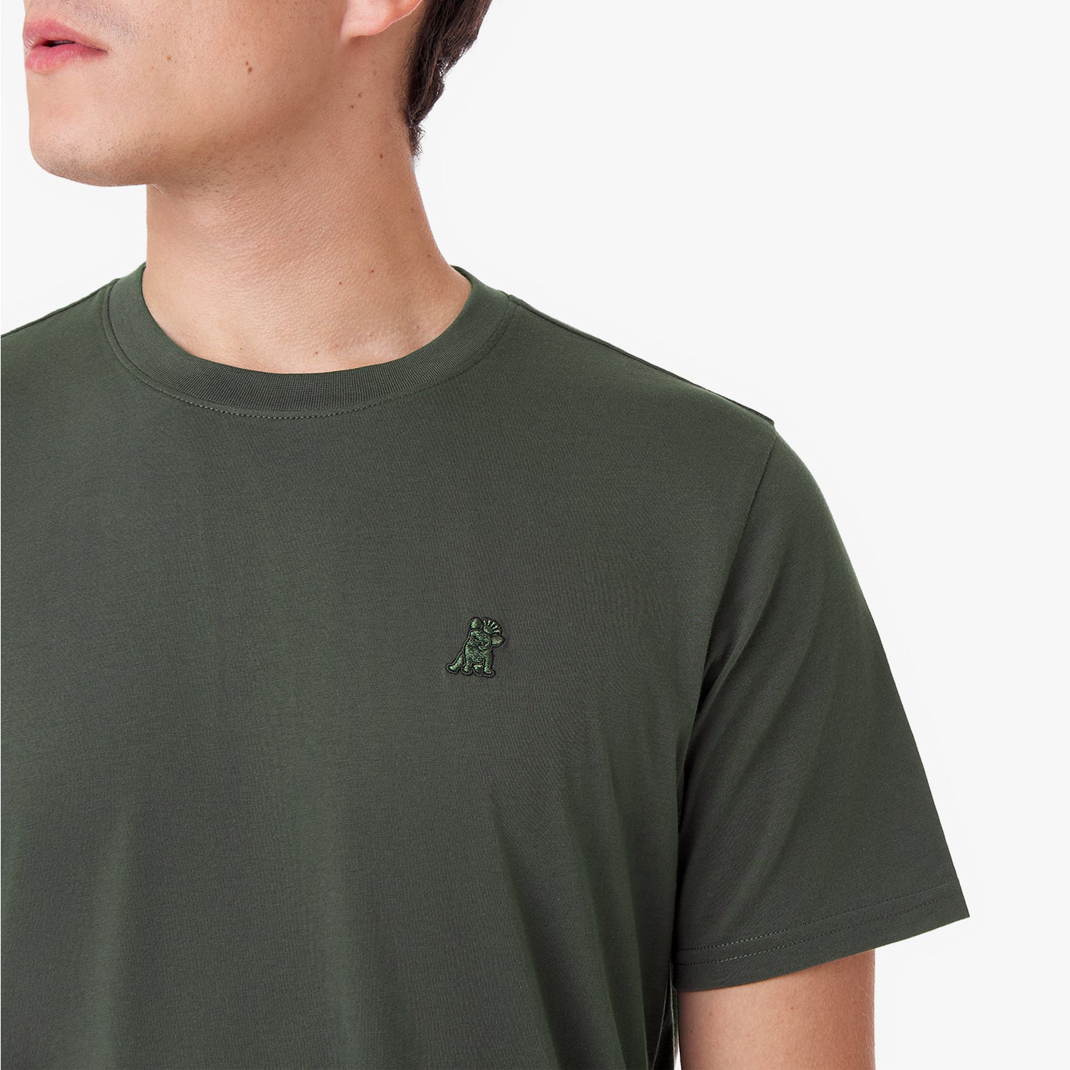Men's Crew Neck Jersey T-Shirt - JAMES BARK