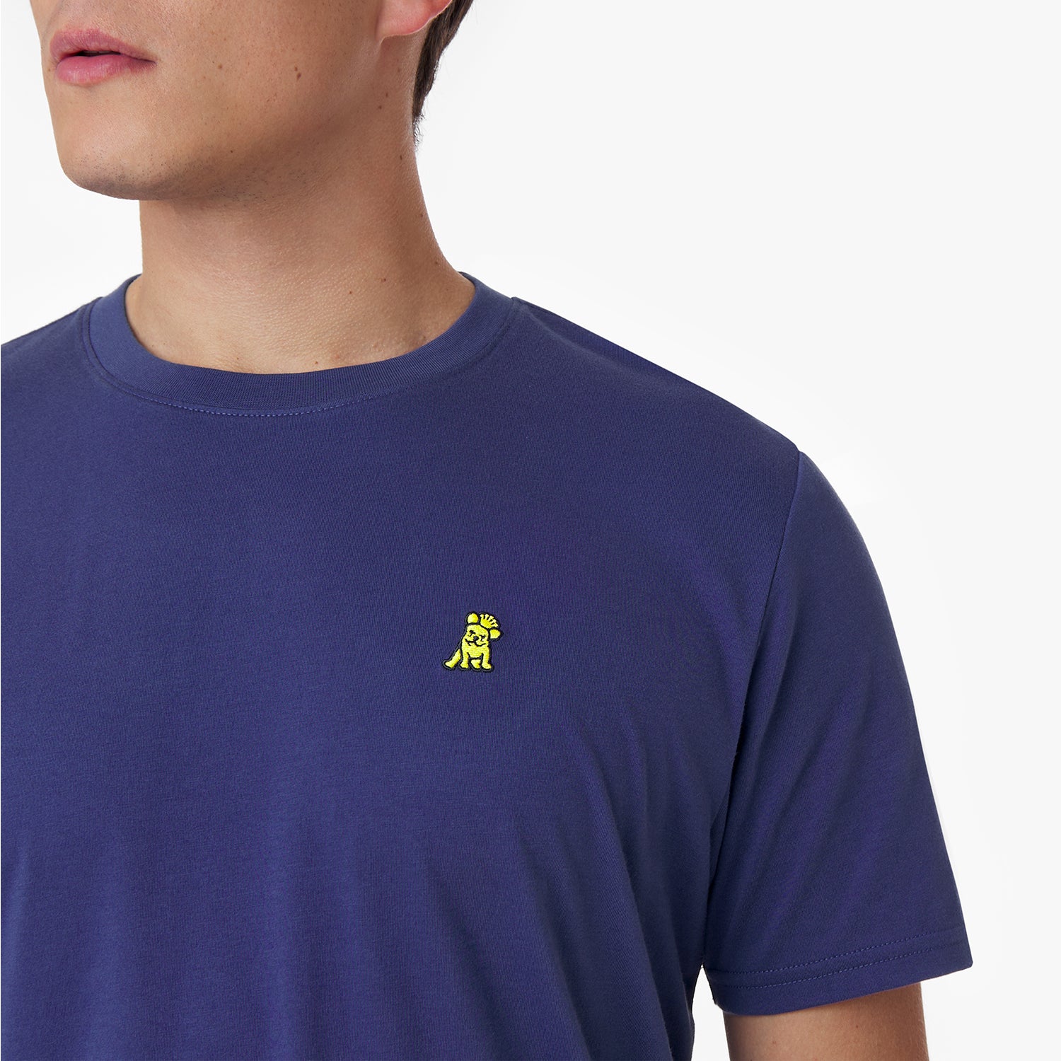 Men's Crew Neck Jersey T-Shirt - JAMES BARK