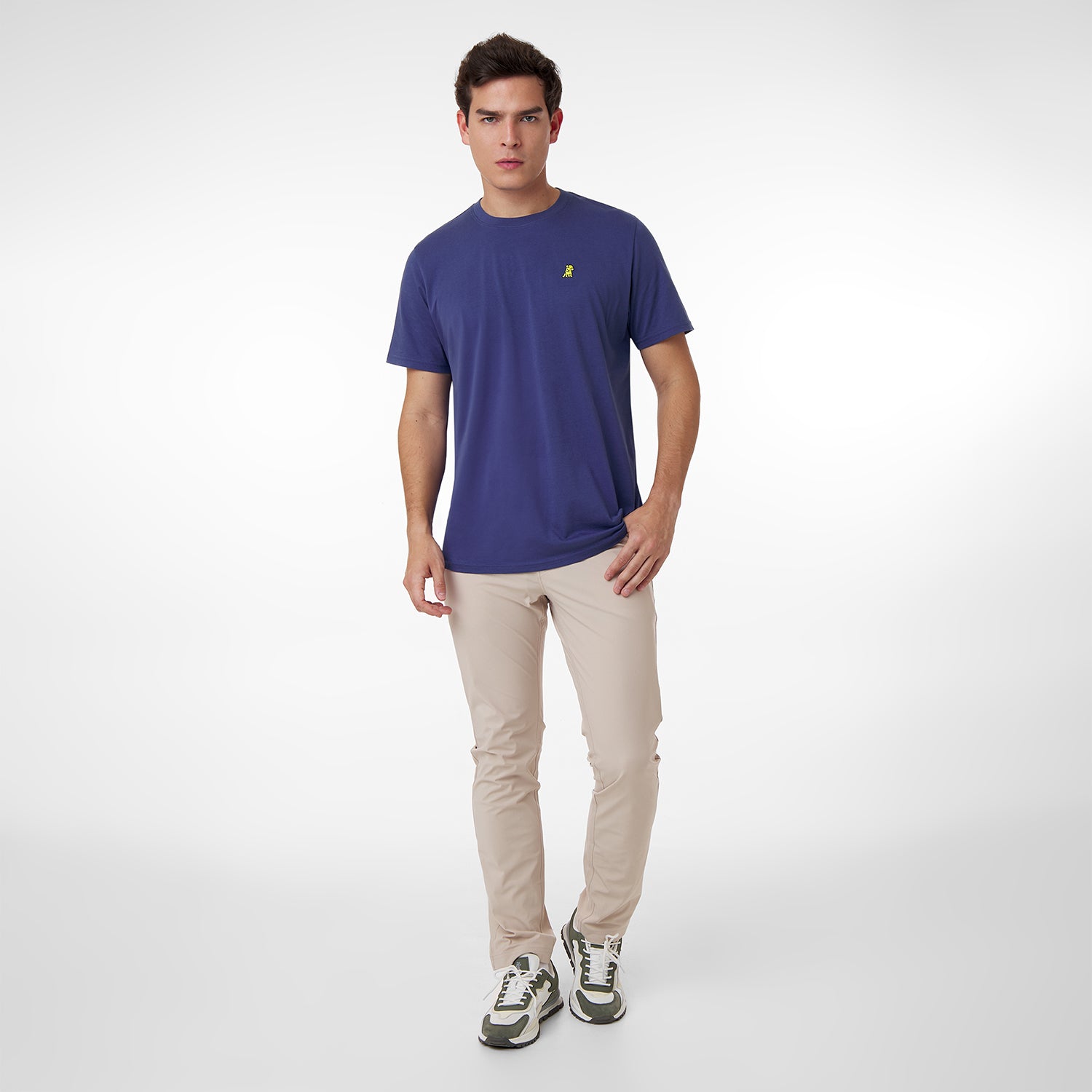 Men's Crew Neck Jersey T-Shirt - JAMES BARK
