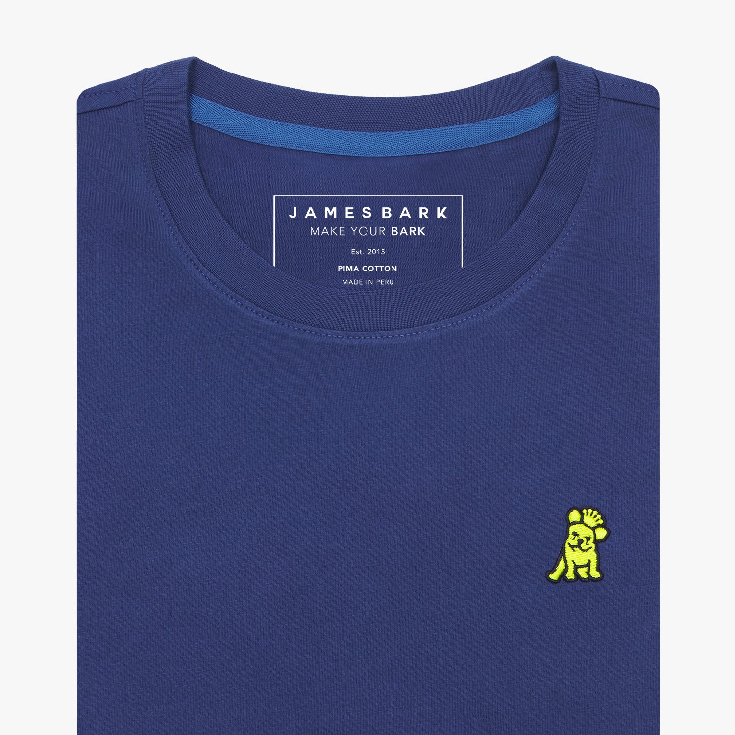 Men's Crew Neck Jersey T-Shirt - JAMES BARK