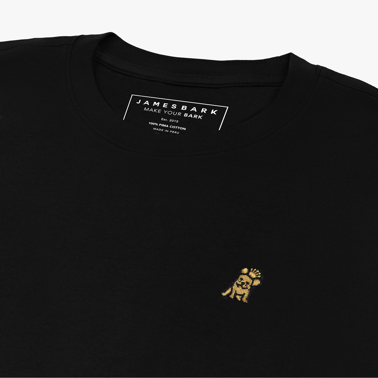 Men's Crew Neck Jersey T-Shirt - JAMES BARK
