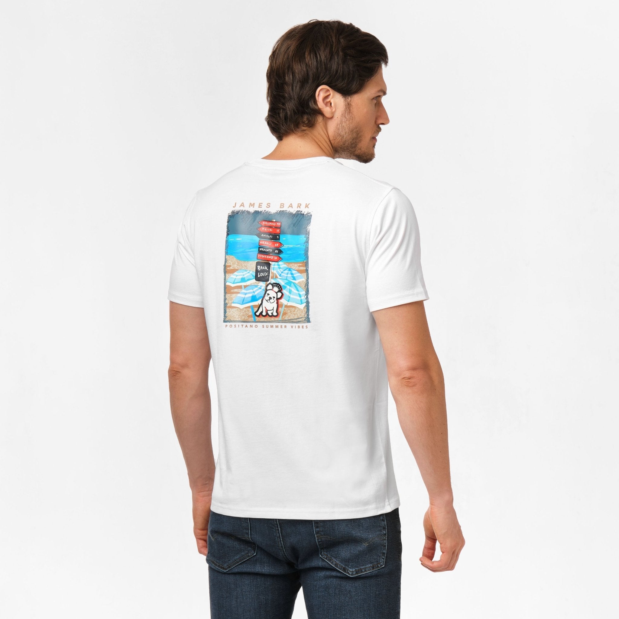 Men's Amalfi Signs Graphic Tee - JAMES BARK