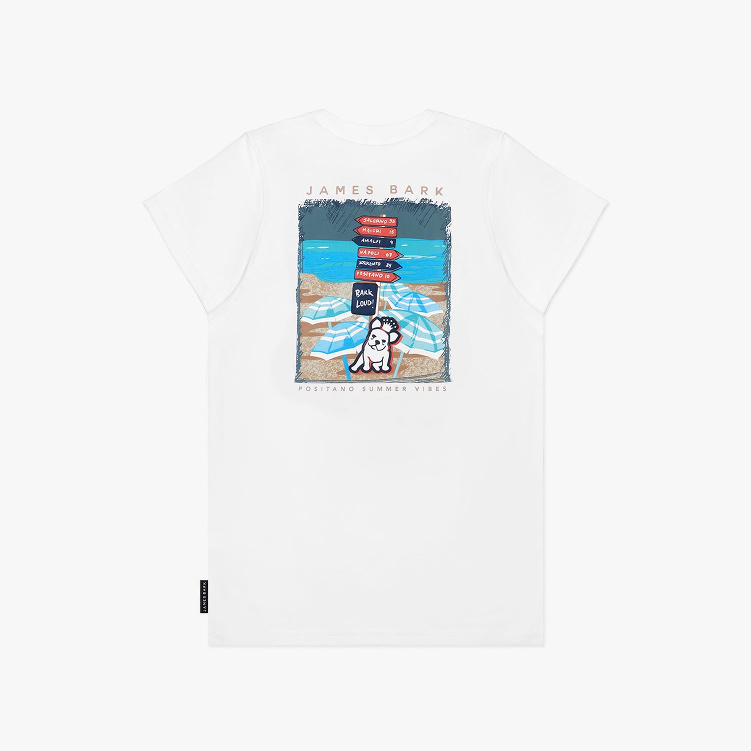 Women's Amalfi Signs Graphic Tee - JAMES BARK