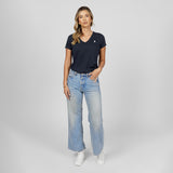 Women's V - Neck Jersey T-Shirt - JAMES BARK