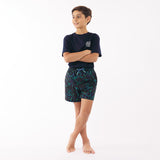 Kid's Abstract Swim Trunks - JAMES BARK