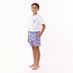 Kid's Geometric Print Swim Trunks - JAMES BARK