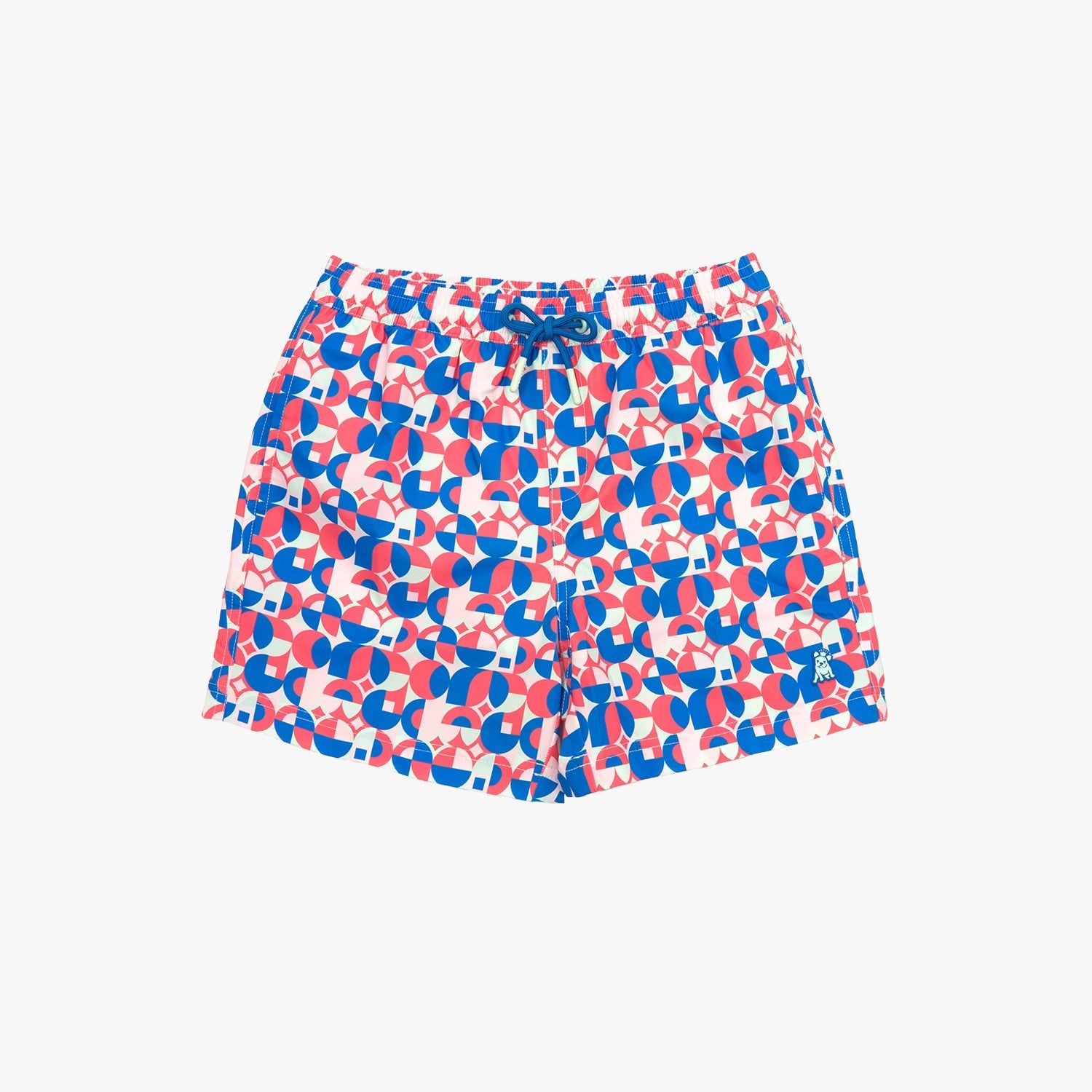Kid's Geometric Print Swim Trunks - JAMES BARK