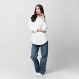 Women's Oxford Button Down Shirt - JAMES BARK