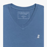 Men's V - Neck Jersey T-Shirt - JAMES BARK