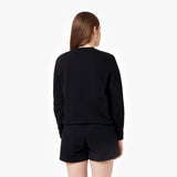 Women's French Terry Crew Neck Sweatshirt - JAMES BARK