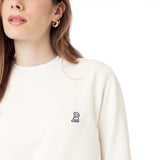 Women's French Terry Crew Neck Sweatshirt - JAMES BARK