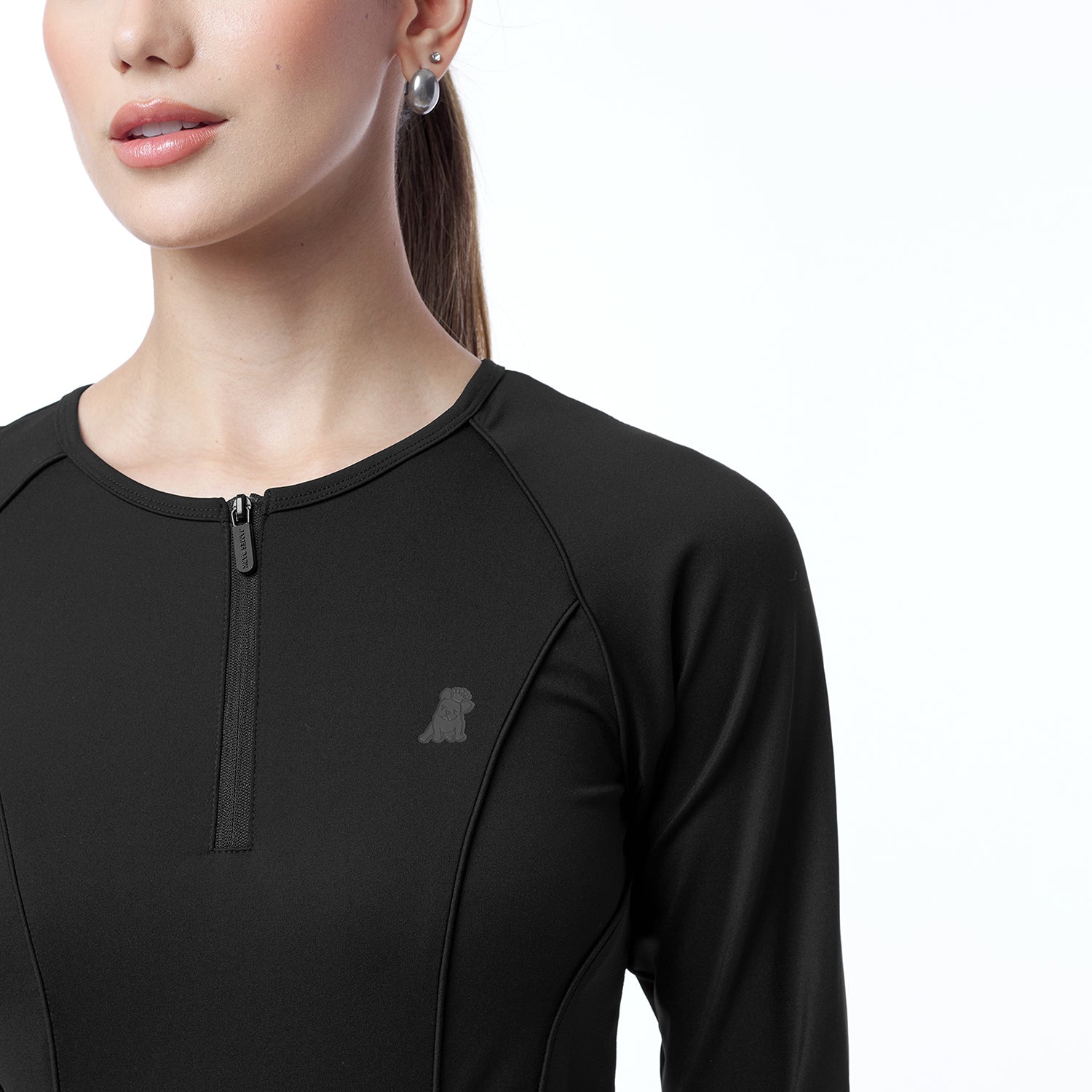 Women's Crew Neck Rashguard - JAMES BARK