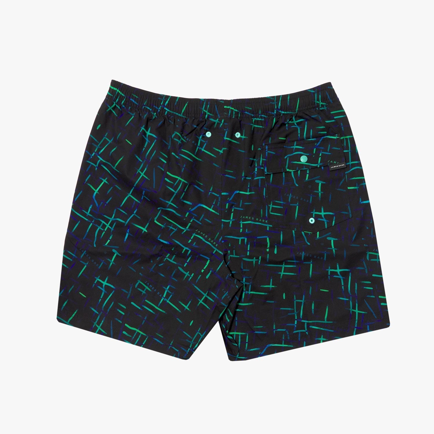 Men's Abstract Swim Trunks - JAMES BARK